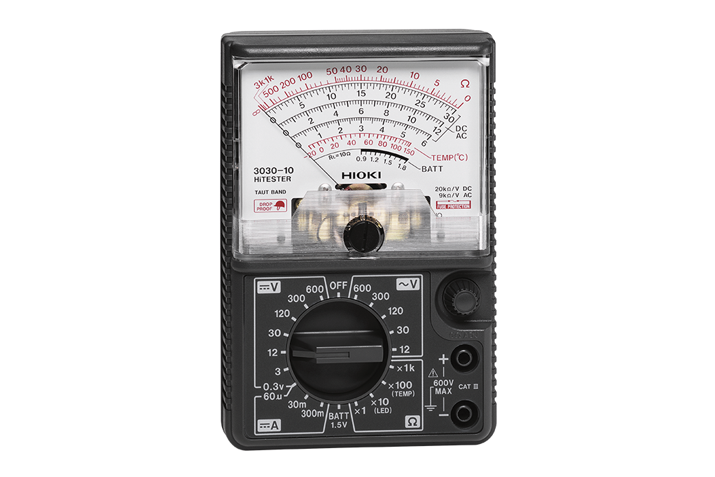 Hioki 3030-10 HiTester Manual-Ranging Analog Multimeter - Skyking